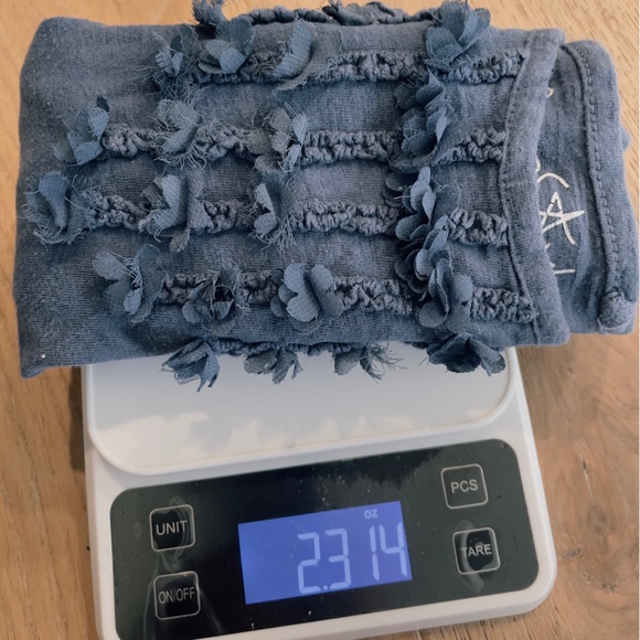 Freestyle Revolution Blue Long Sleeve Tee Shirt Top with Ruffle Detail size 4T - Picture 6 of 6